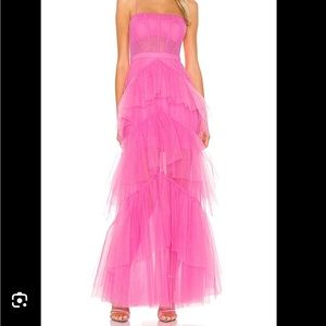 BCBG MAXAZIRA TULLE DRESS PINK